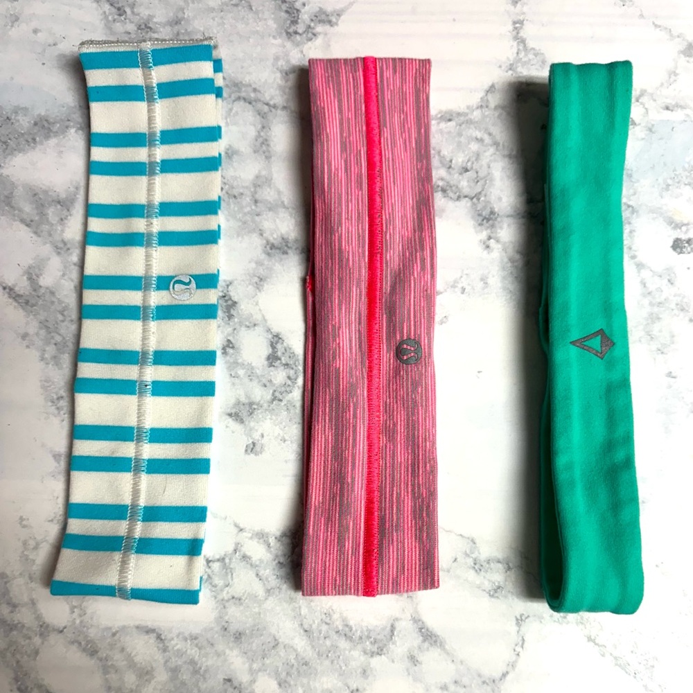 3 Lululemon Headbands.